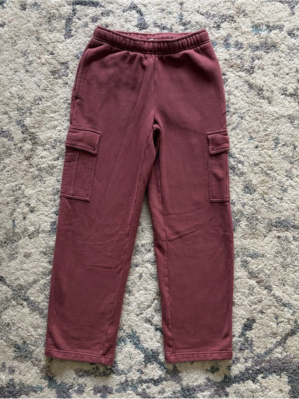 Aritzia TNA Cozy Fleece Mega Fit Cargo Sweatpants